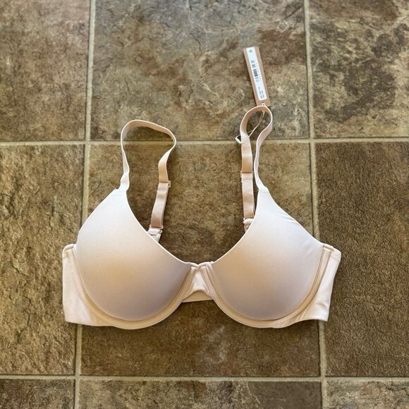 Skims Fits Everybody Scoop Plunge Bra Sand Size 36D - Picture 2 of 8